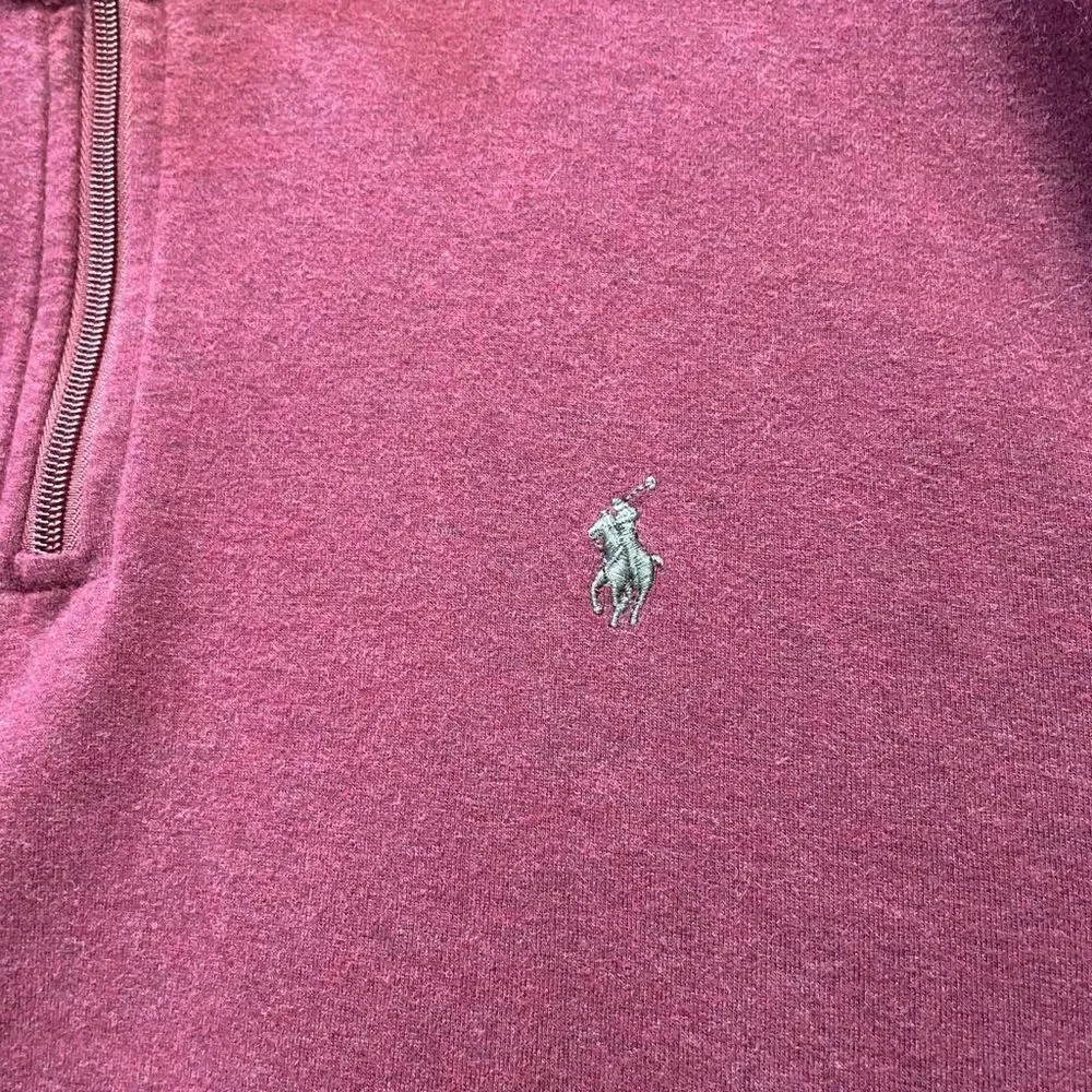 POLO RALPH LAUREN Men’s Zip Neck Cotton Pullover XXL